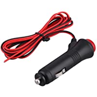 Los mejores  - Facibom 12V 24V Conector Clavija Enchufe de Potencia de Encendedor de Cigarrillos Macho Interruptor Encendido-Apagado